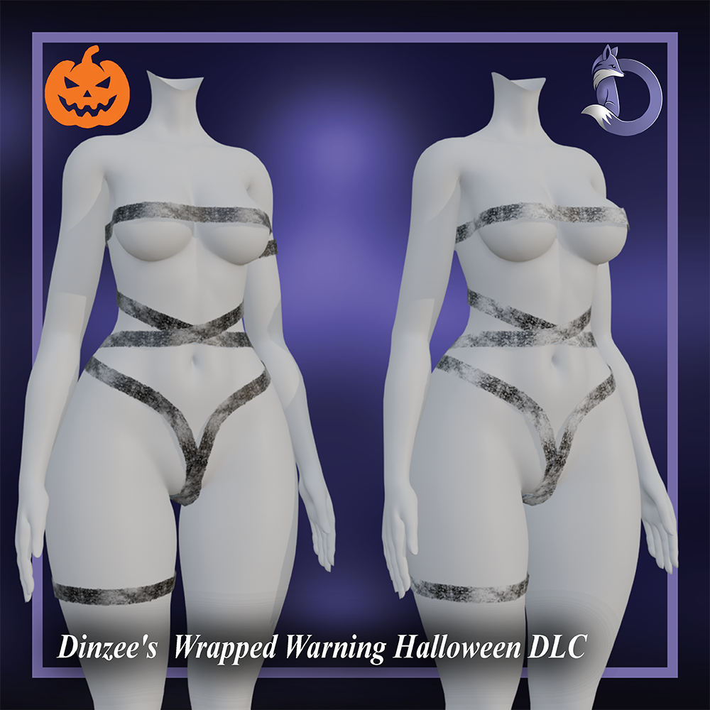 Dinzee's Wrapped Warning Halloween Texture DLC