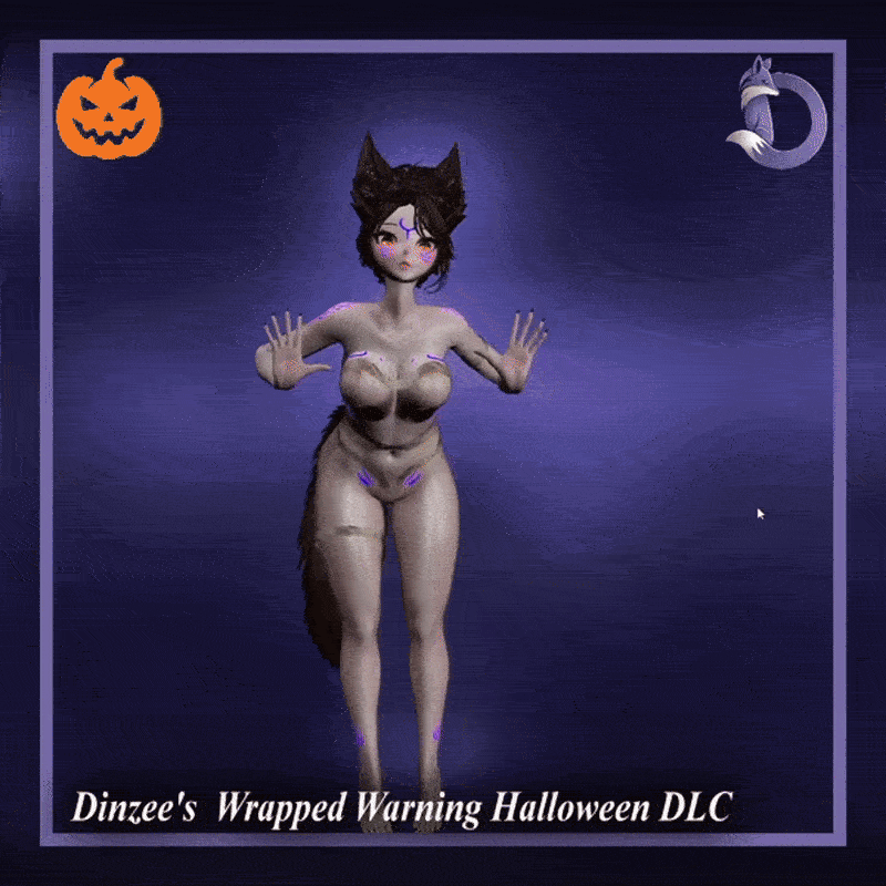 Dinzee's Wrapped Warning Halloween Texture DLC