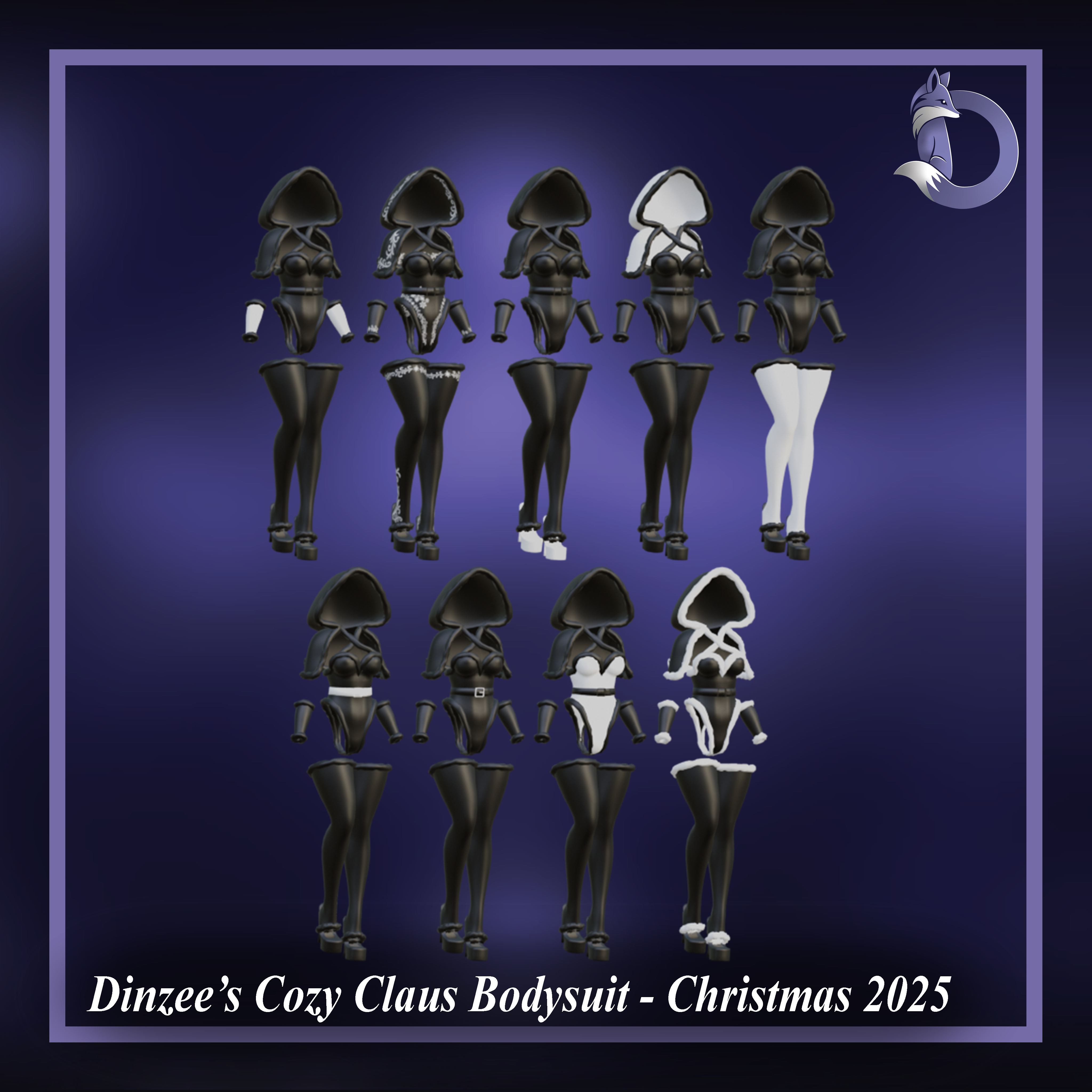 Dinzee’s Cozy Claus Bodysuit - Christmas 2025