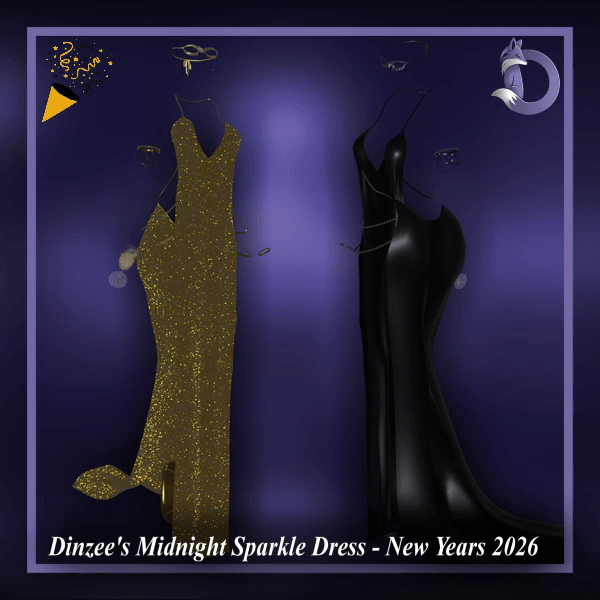 Dinzee's Midnight Sparkle Dress - New Years 2026