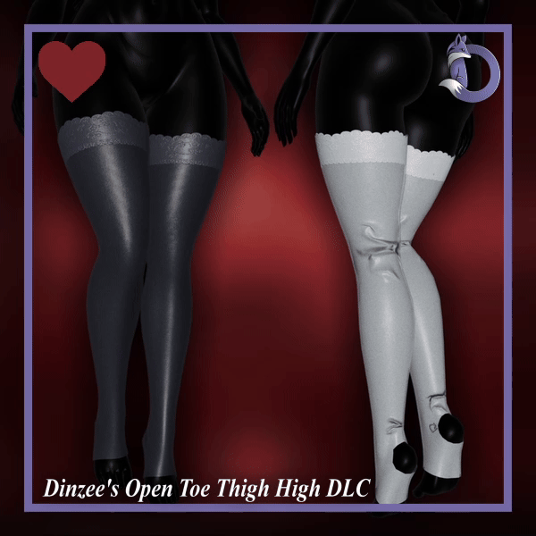 Dinzee's Open Toe Thigh High Texture DLC (FREE IN DISCORD SERVER)