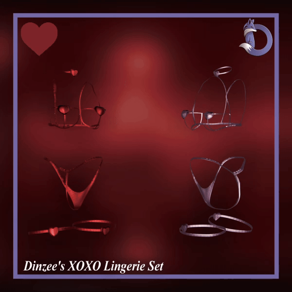 Dinzee's XOXO Underwear Set