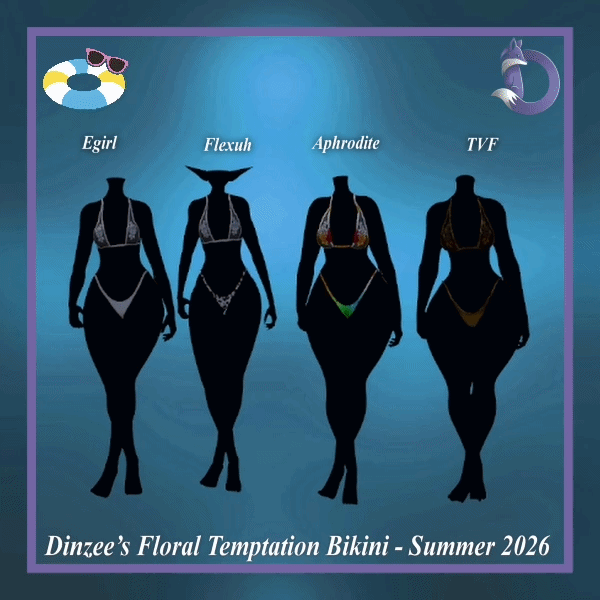 Dinzee’s Floral Temptation Bikini - Summer 2026