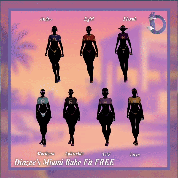 Dinzee's Miami Babe Fit FREE