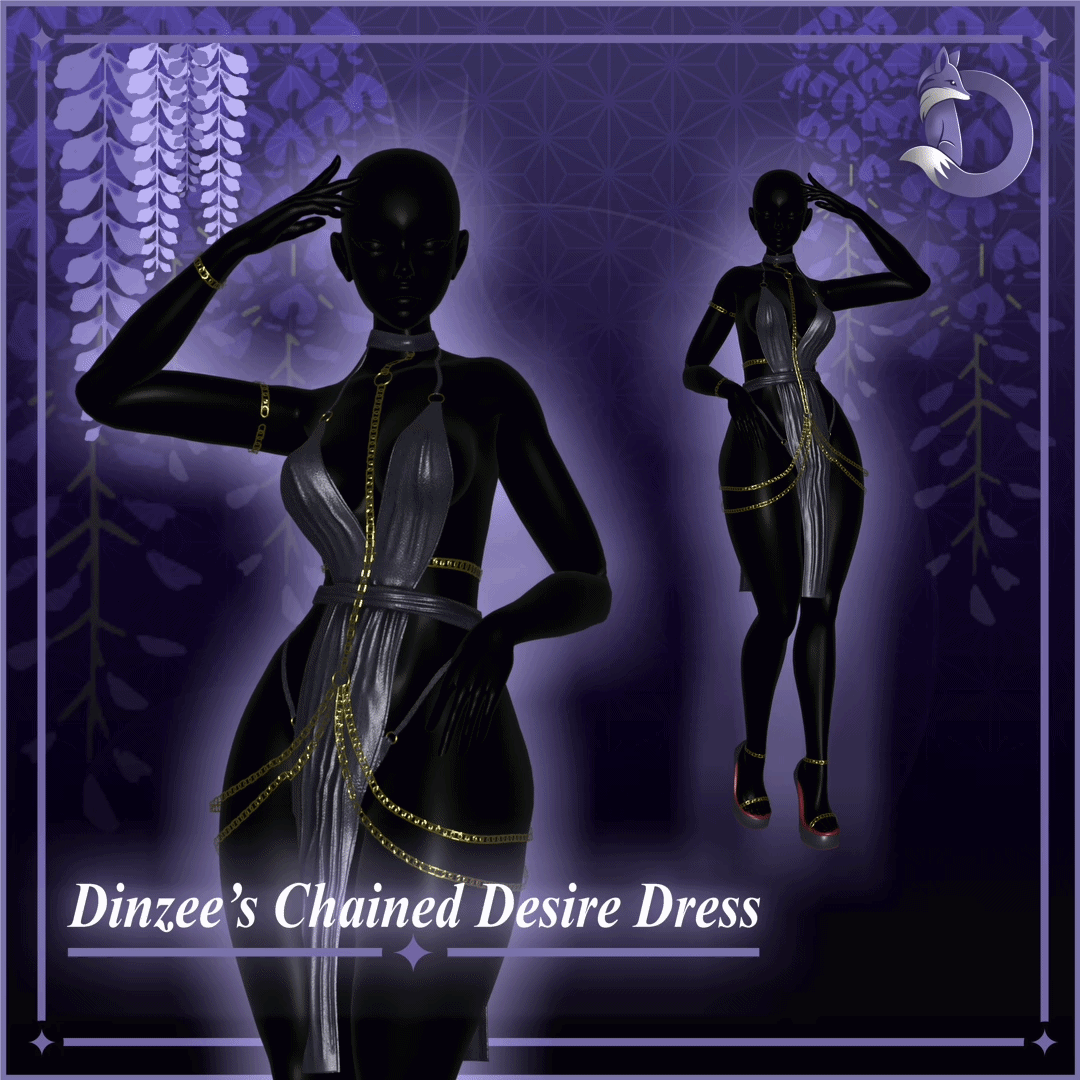 Dinzee's Chained Desire Dress (FREE IN DISCORD SERVER)
