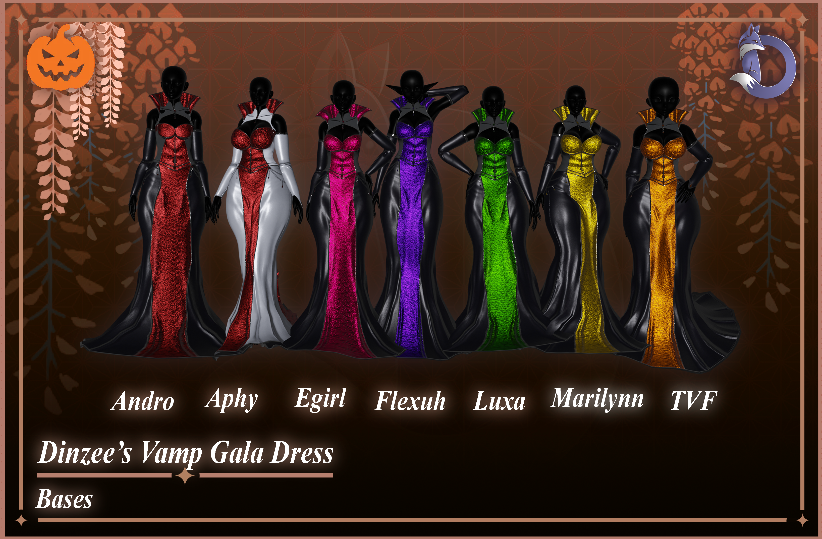 Dinzee's Vamp Gala Dress - Halloween 2026