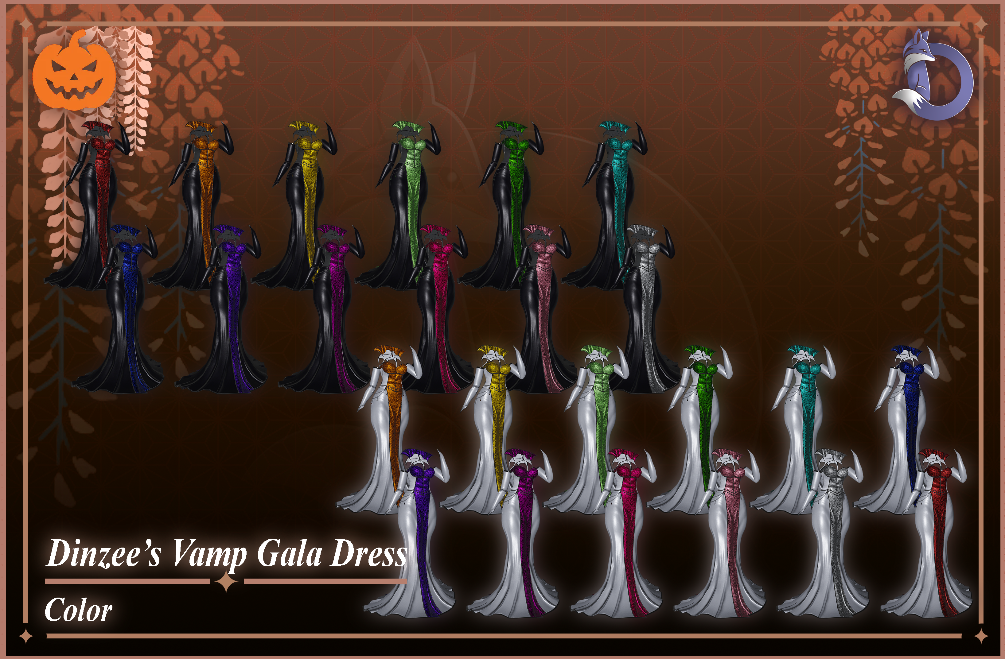 Dinzee's Vamp Gala Dress - Halloween 2026