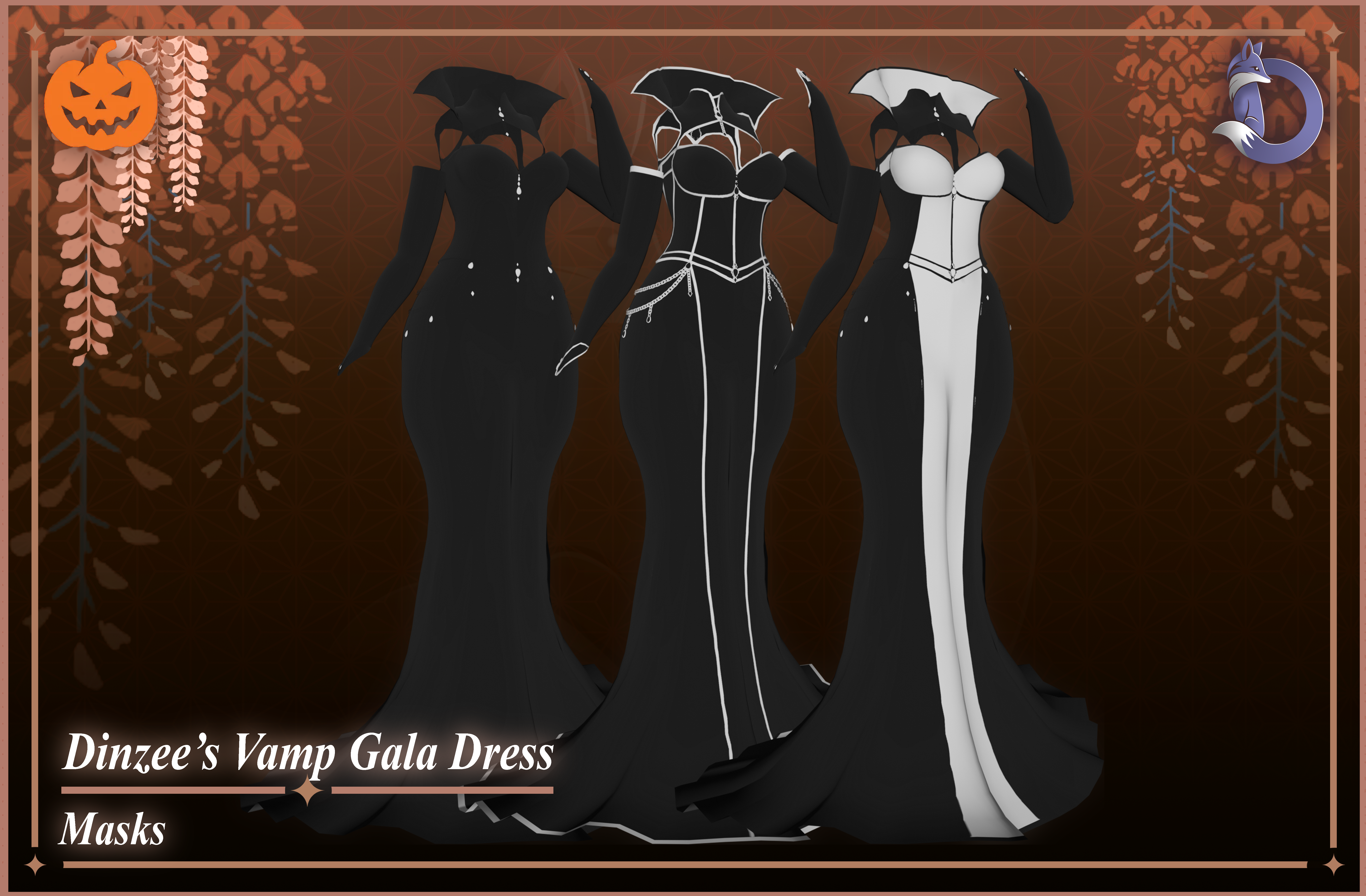 Dinzee's Vamp Gala Dress - Halloween 2026