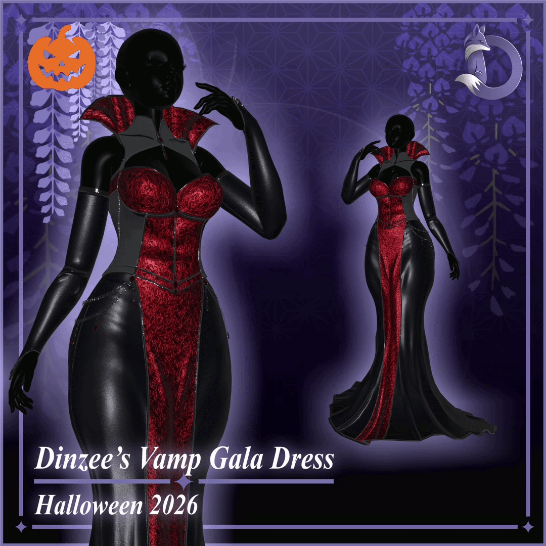 Dinzee's Vamp Gala Dress - Halloween 2026