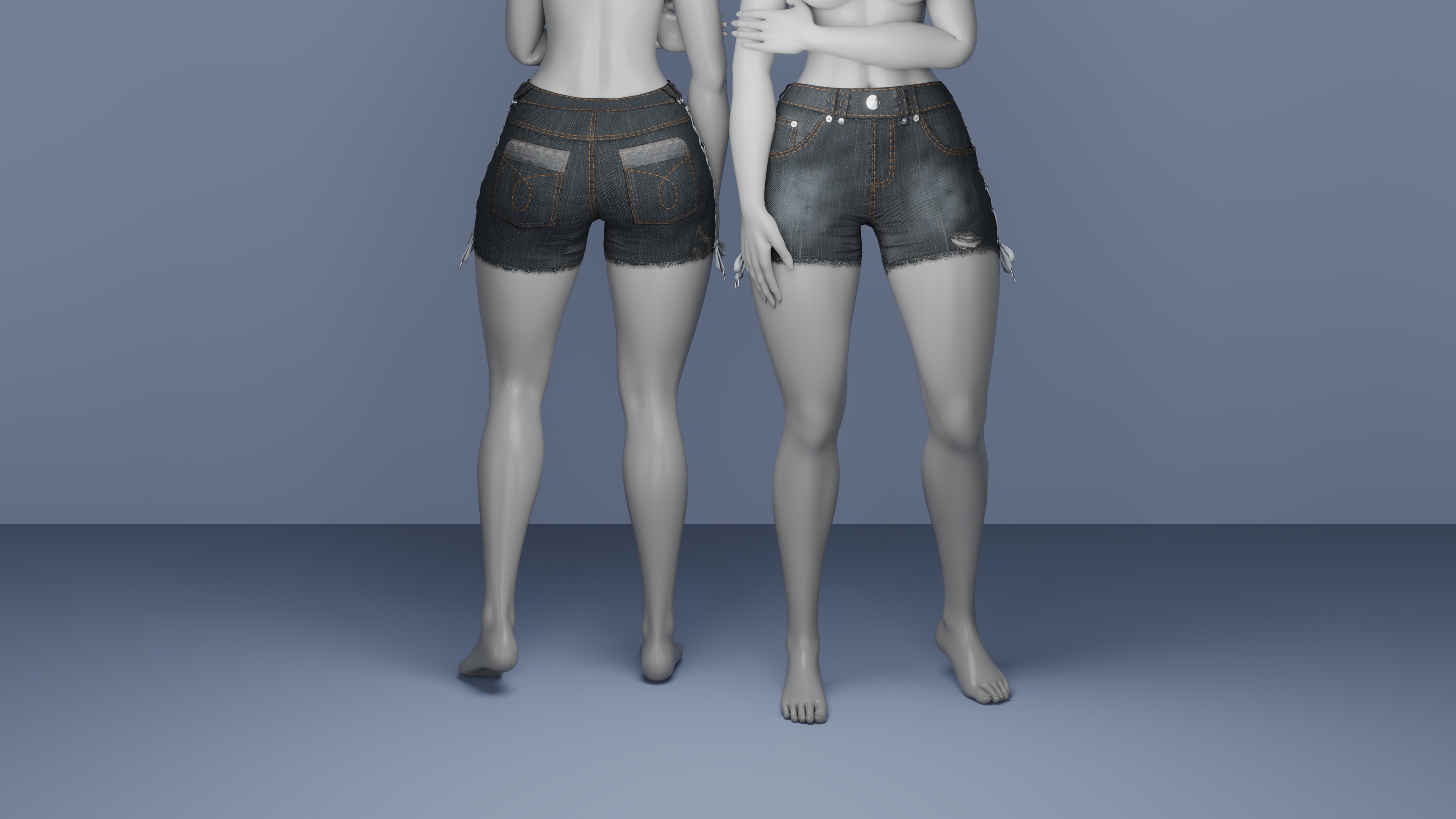 Lace Shorts for Zinpia E-Girl - VRChat Asset