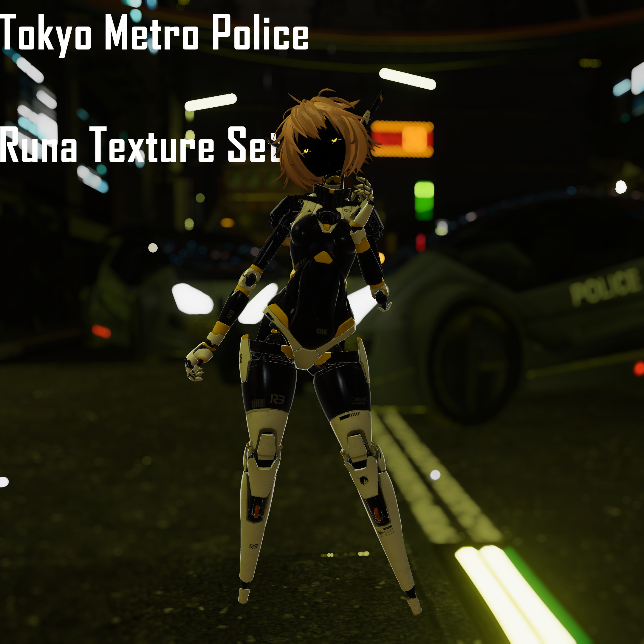 Tokyo Metro Police Runa Texture Set