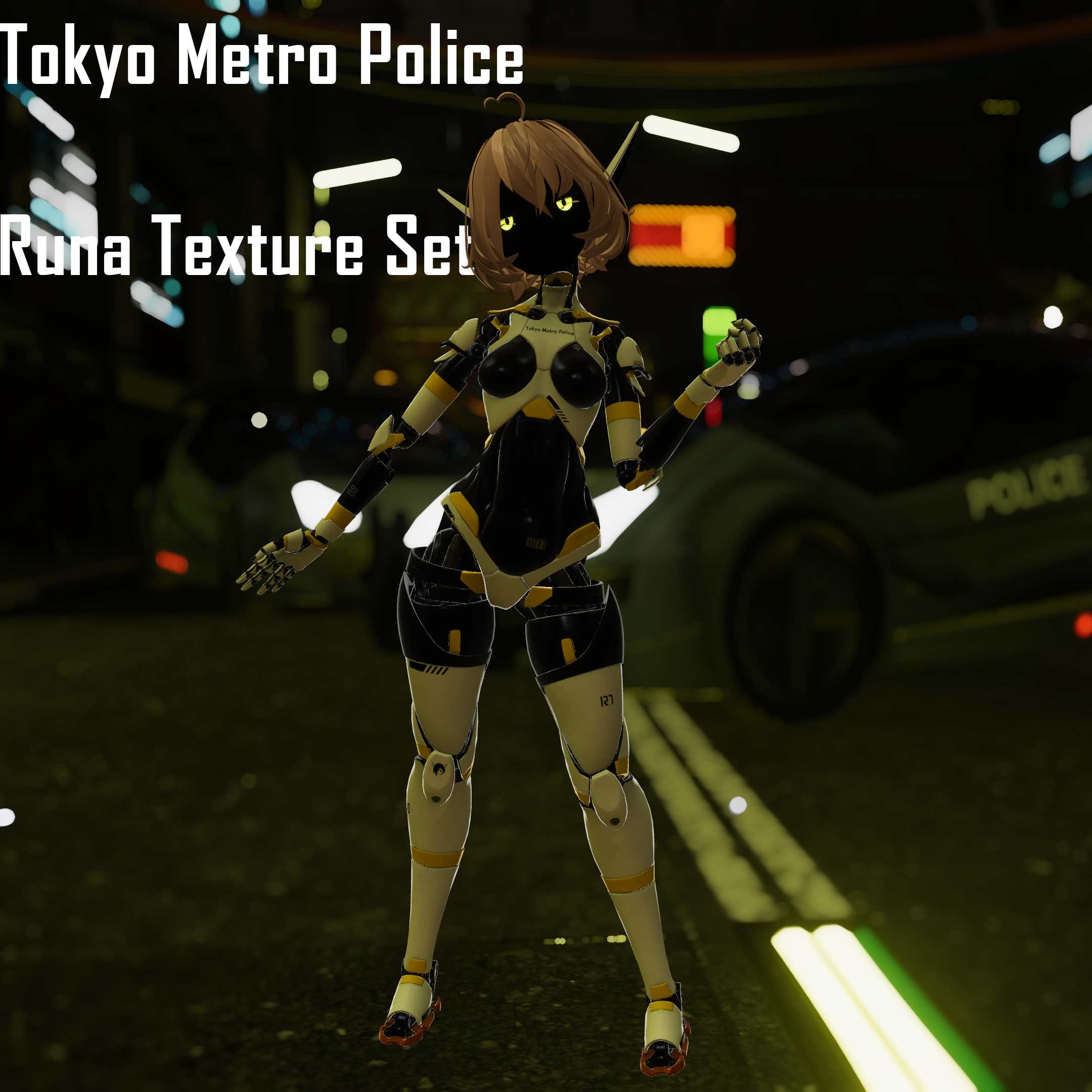 Tokyo Metro Police Runa Texture Set