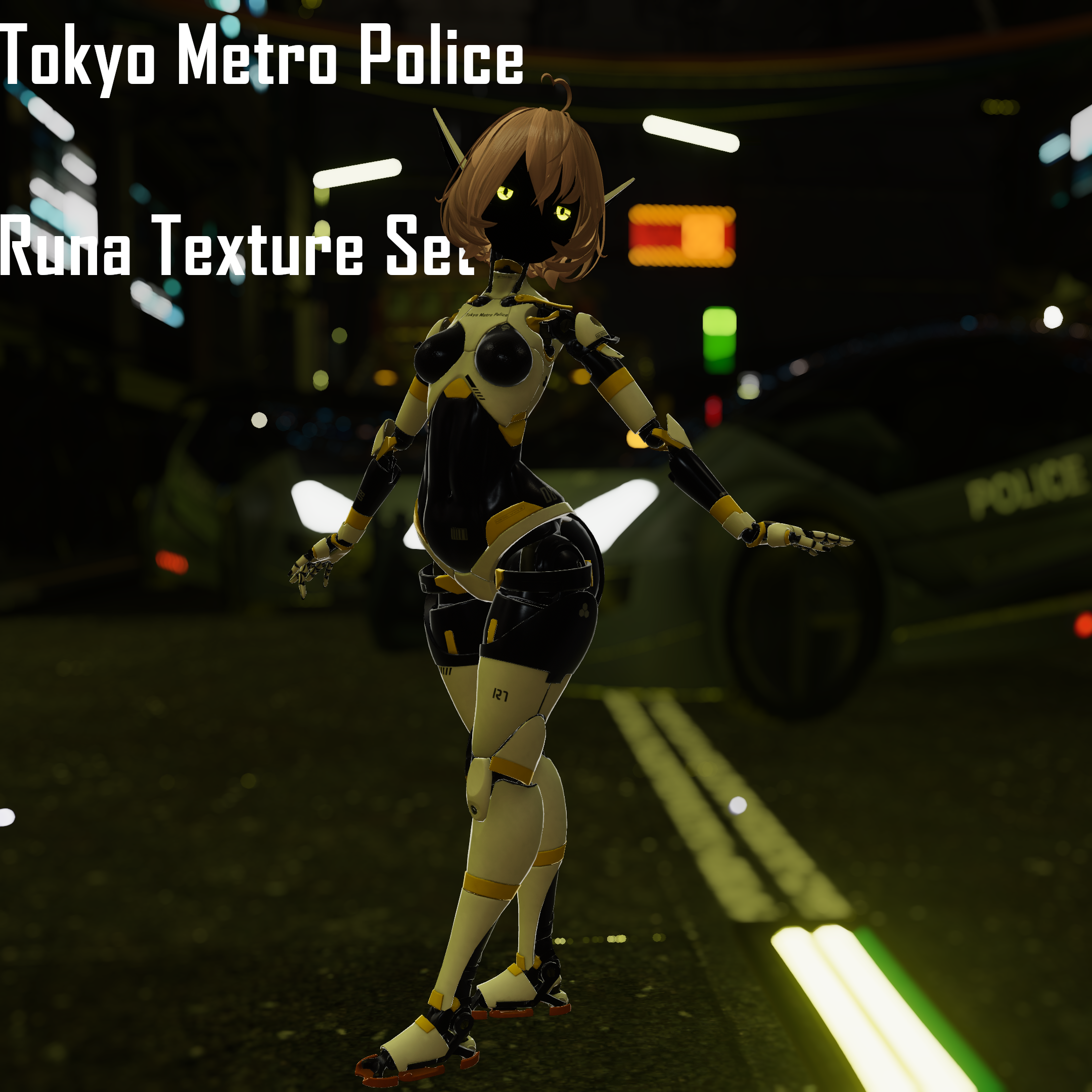 Tokyo Metro Police Runa Texture Set