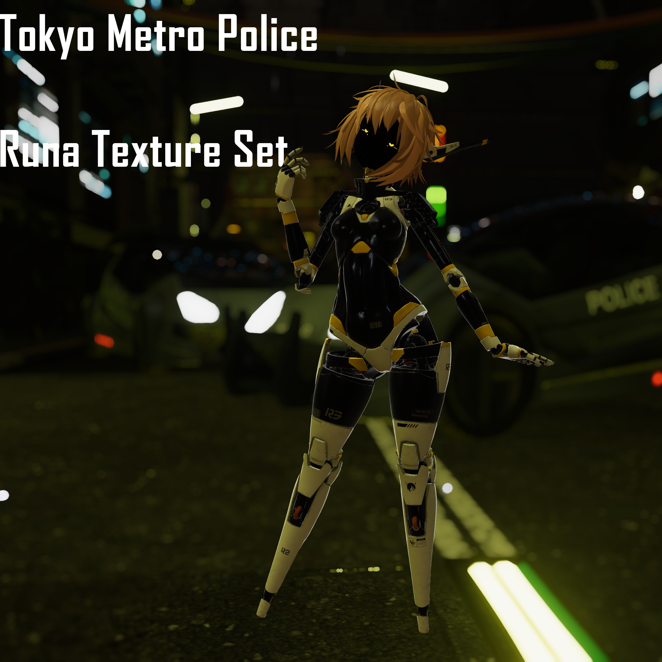 Tokyo Metro Police Runa Texture Set