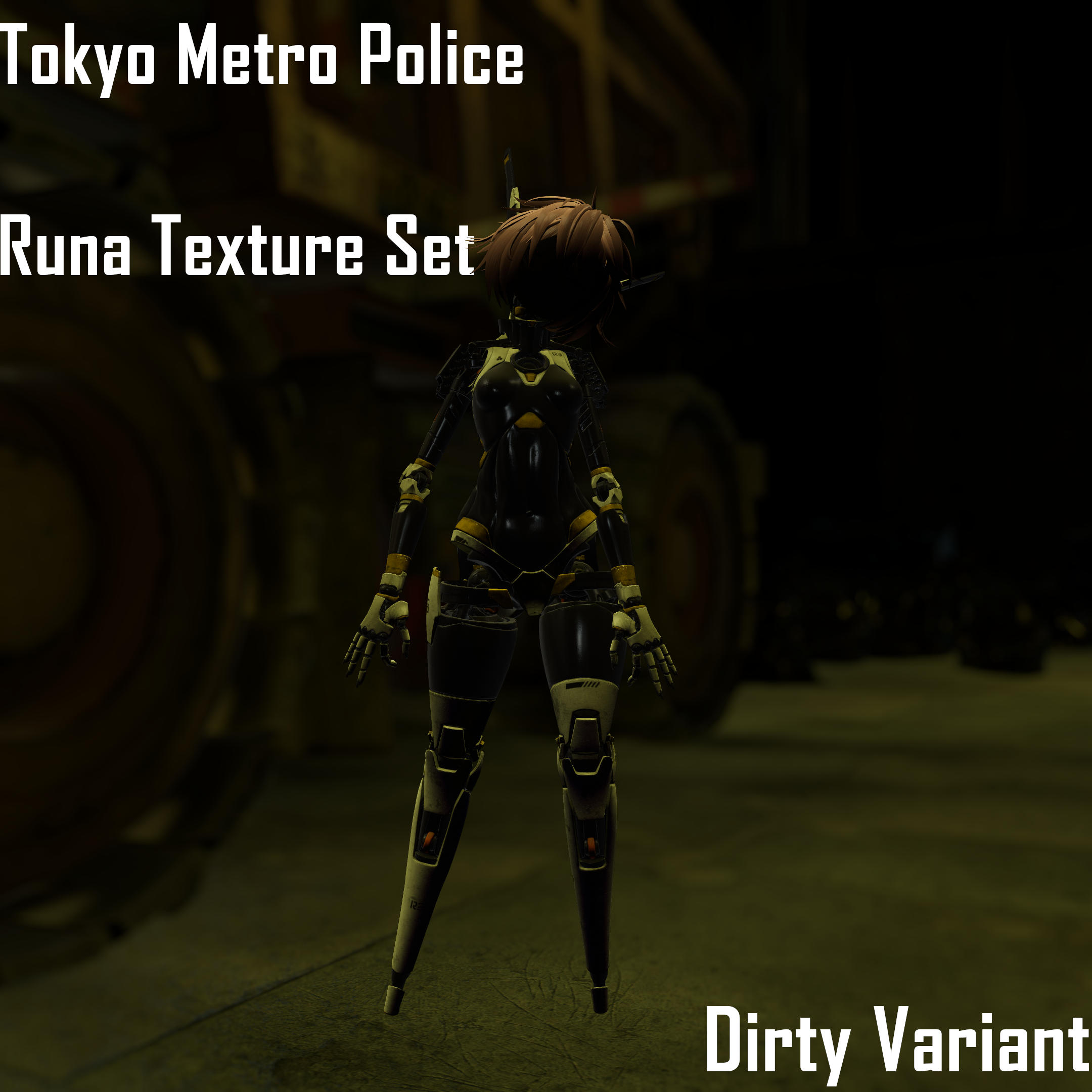 Tokyo Metro Police Runa Texture Set