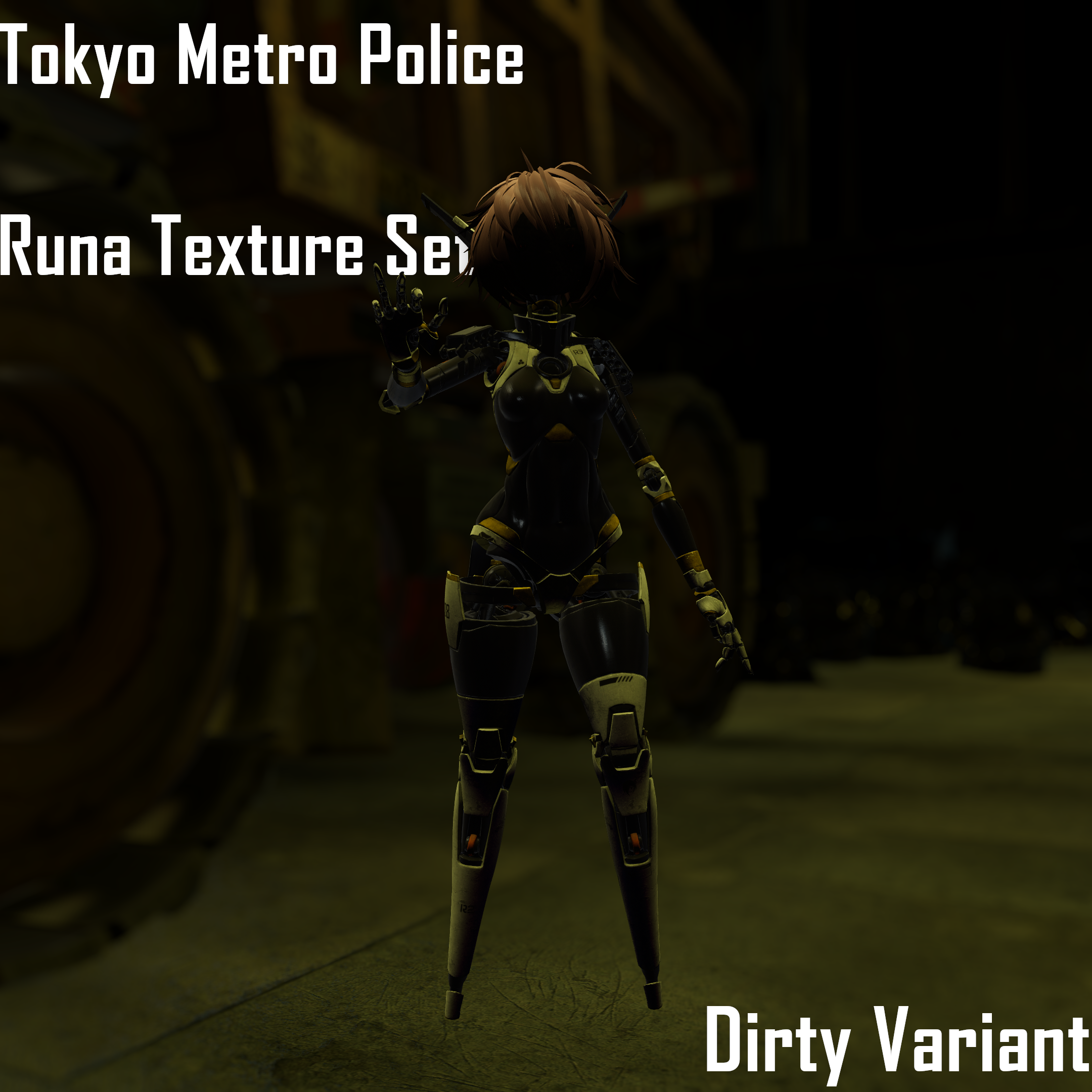 Tokyo Metro Police Runa Texture Set