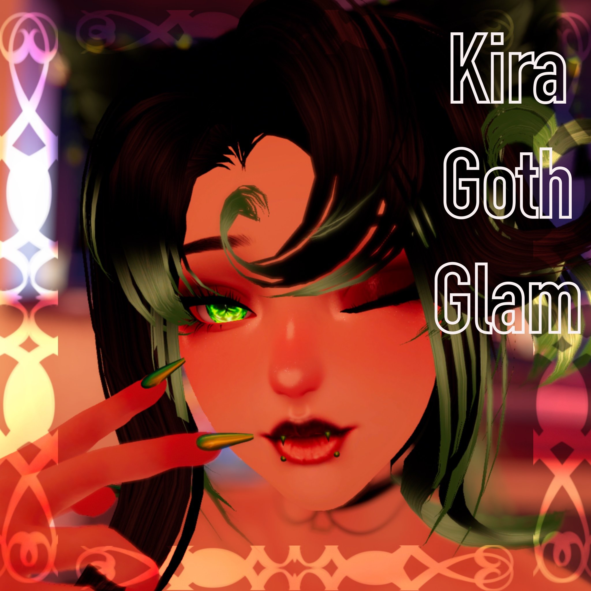 Kira Goth Glam Makeup |Amelia Head|