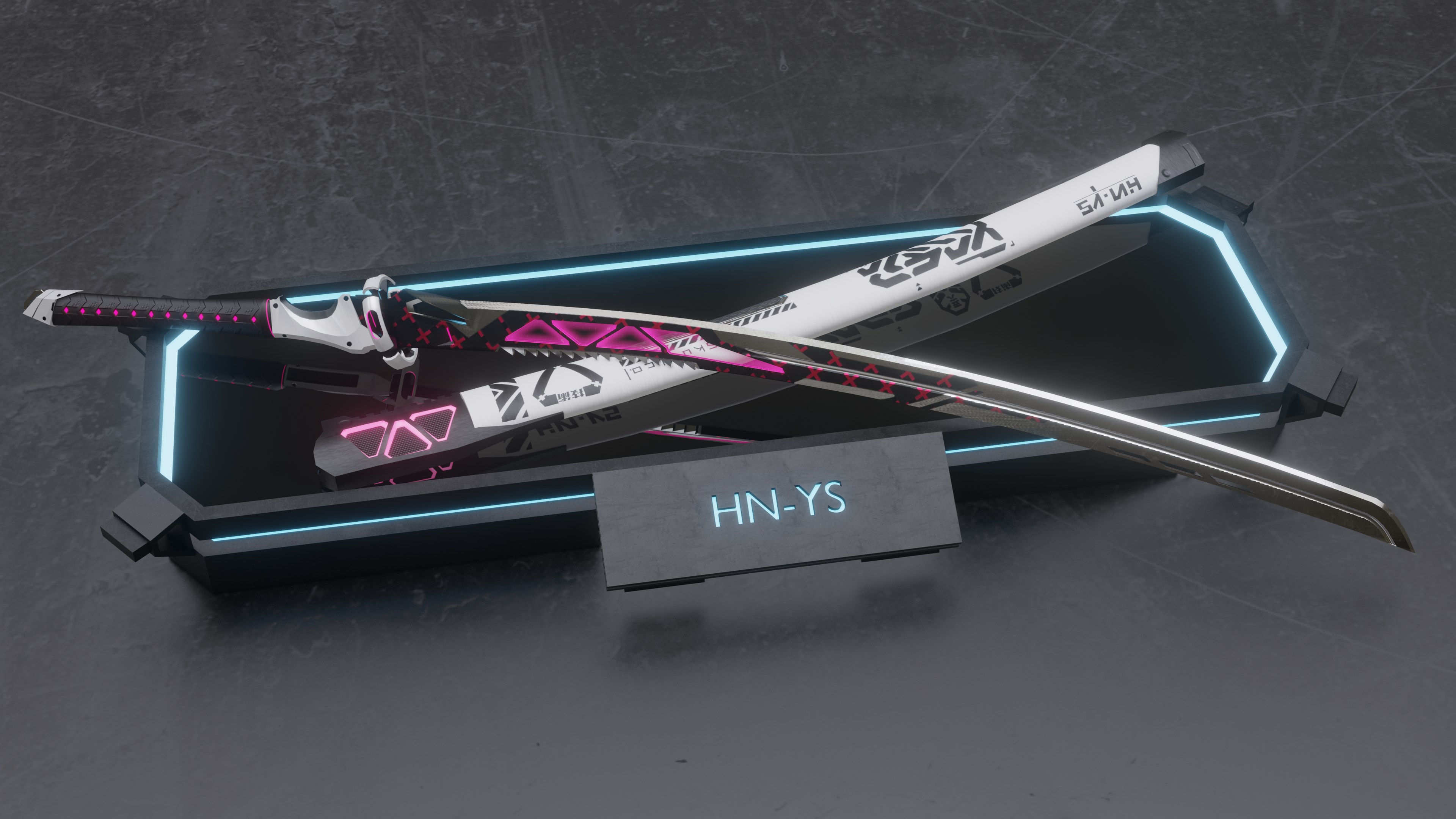 HN-YS (Cyberpunk Katana) VRCHAT
