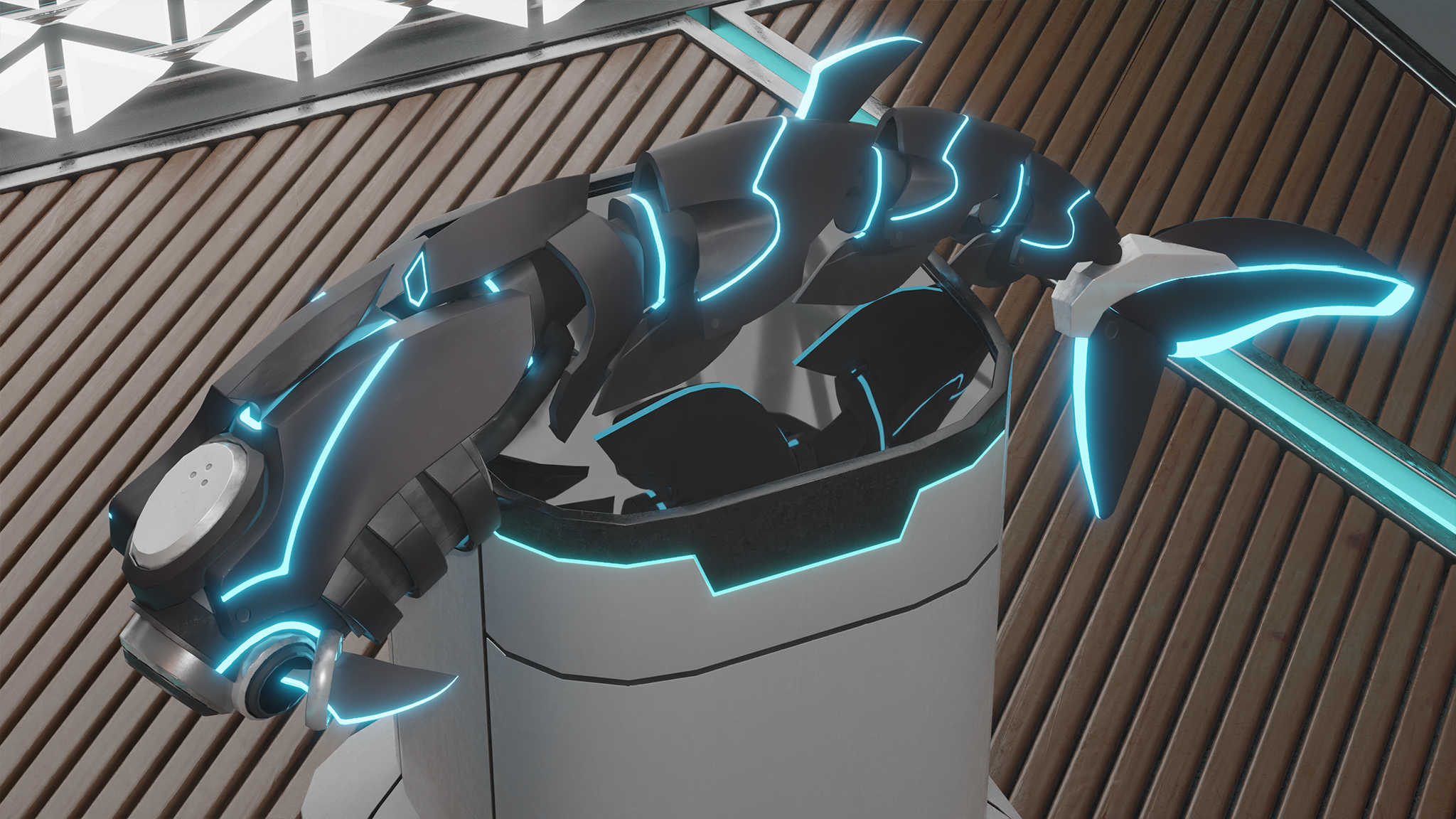 MS-T: Mecha Shark Tail (VRChat)