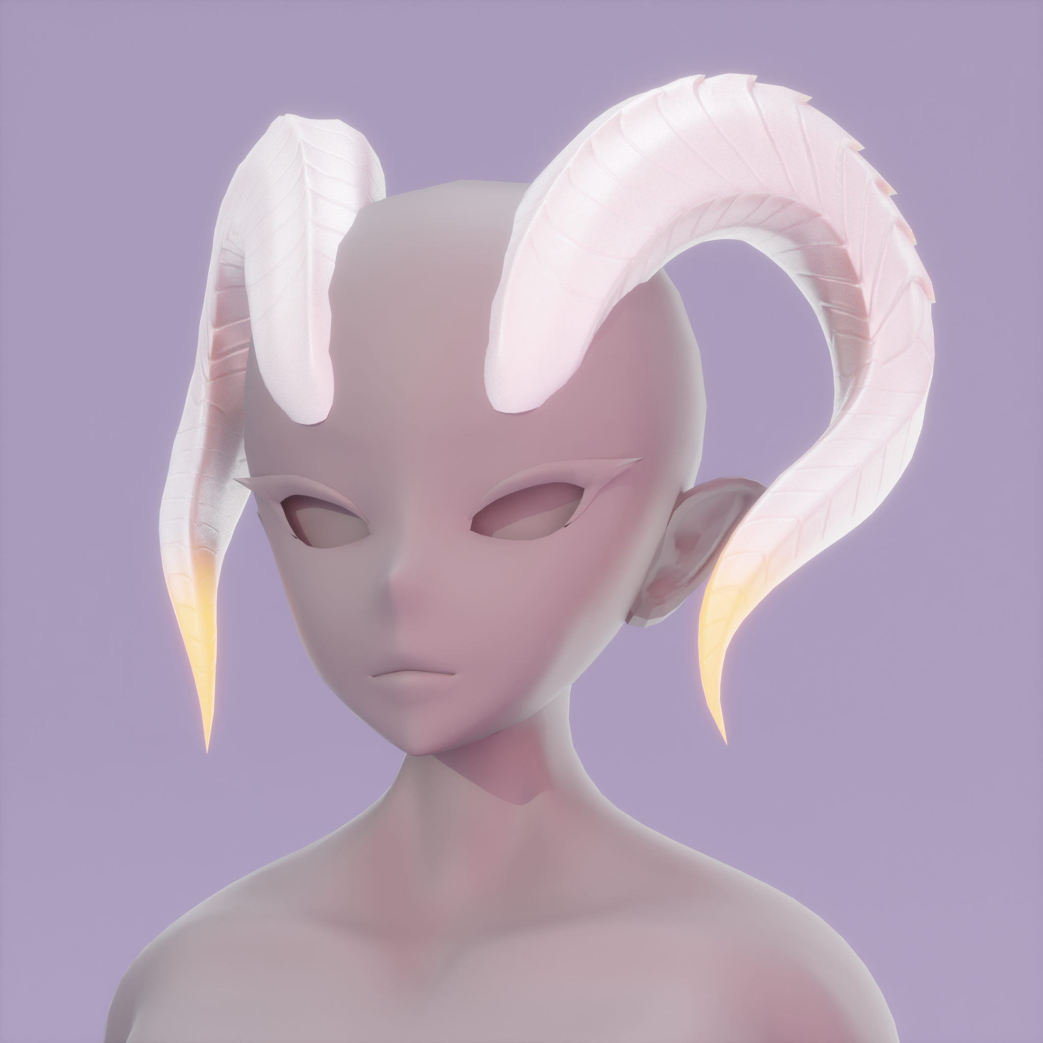 Ceramic Dragon Horns
