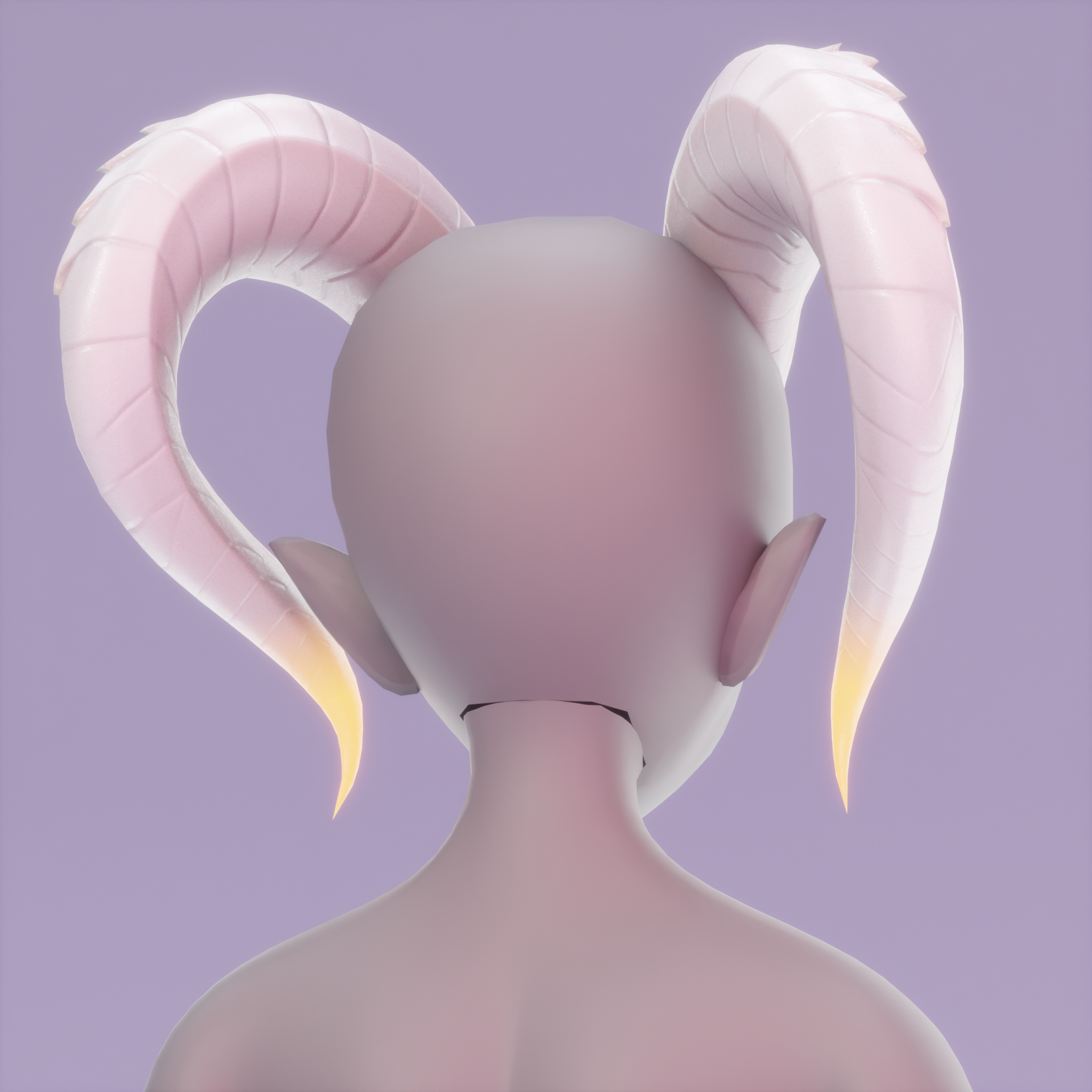 Ceramic Dragon Horns