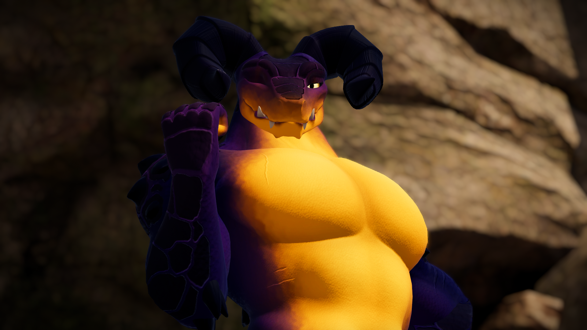Vibrant texture for Male Deathclaw