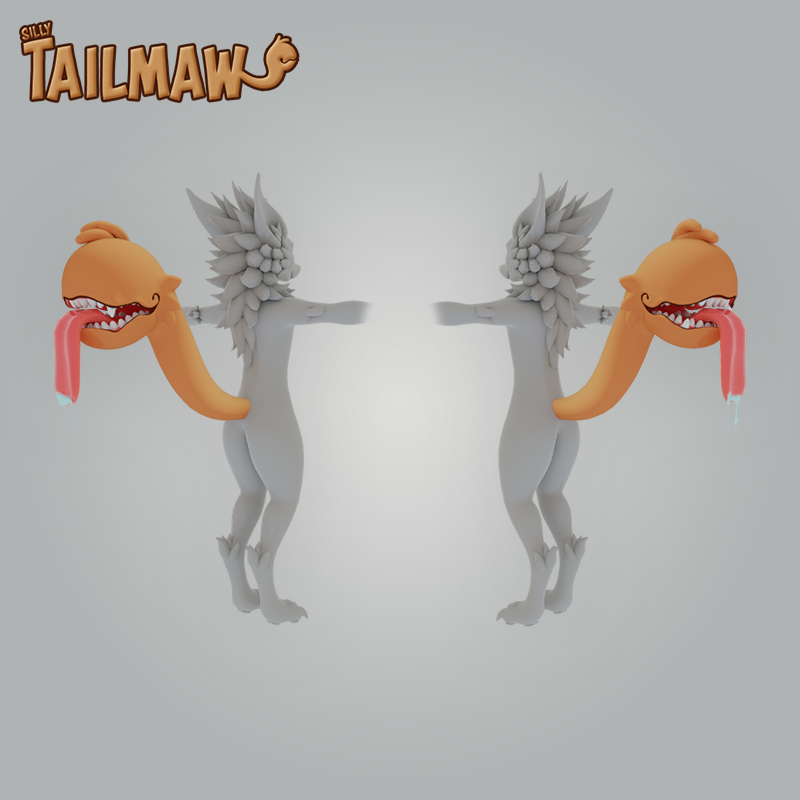 Silly Tailmaw for VRchat avatars