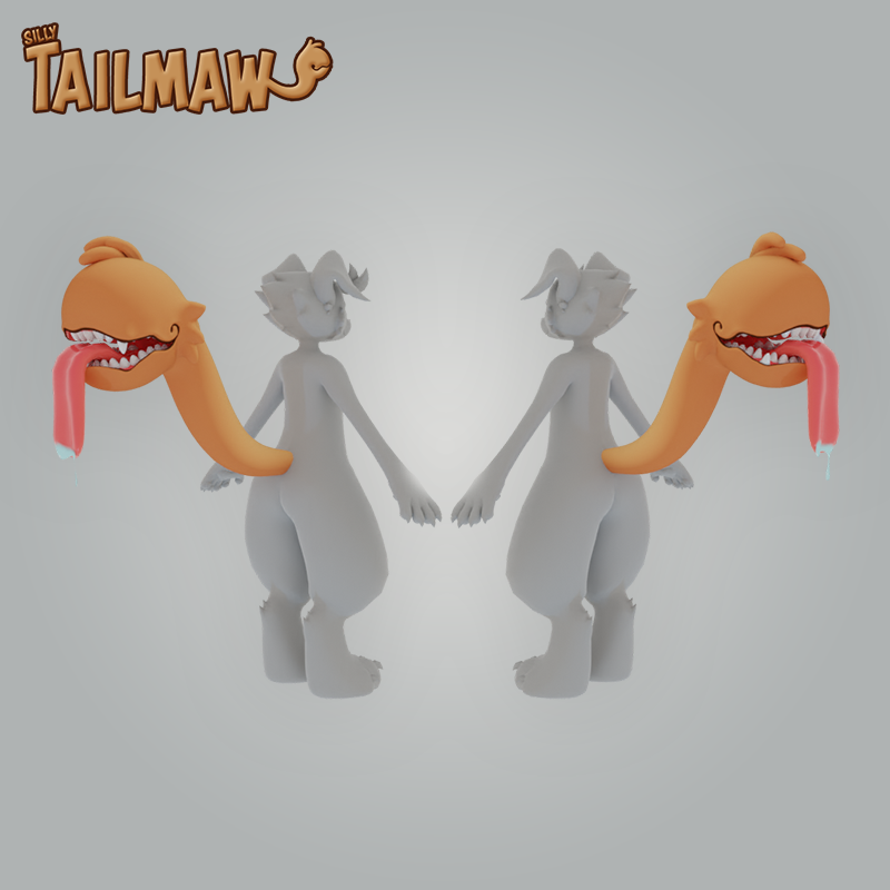Silly Tailmaw for VRchat avatars
