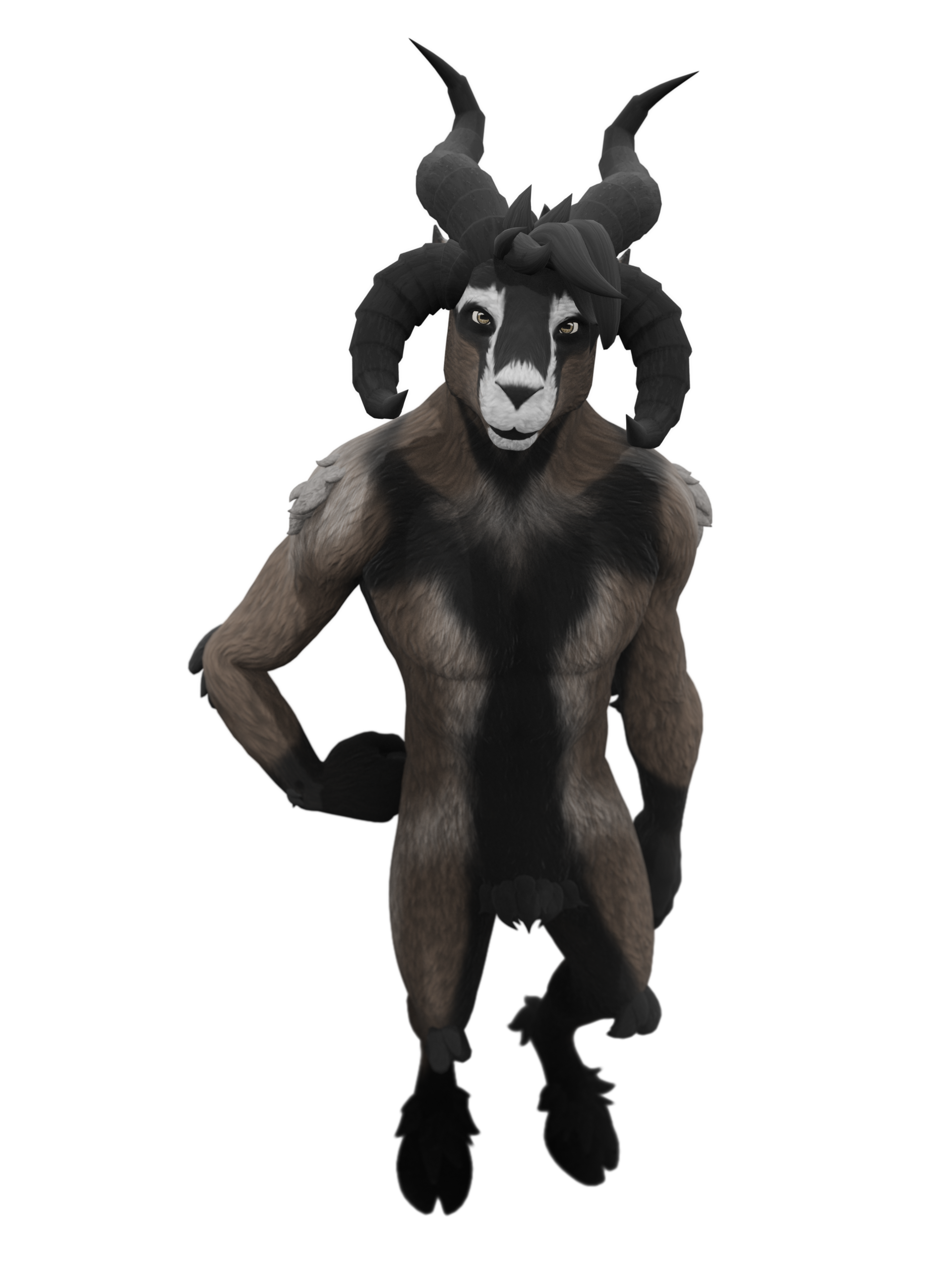Heidrun Caprinae Avatar Base | PC/QUEST