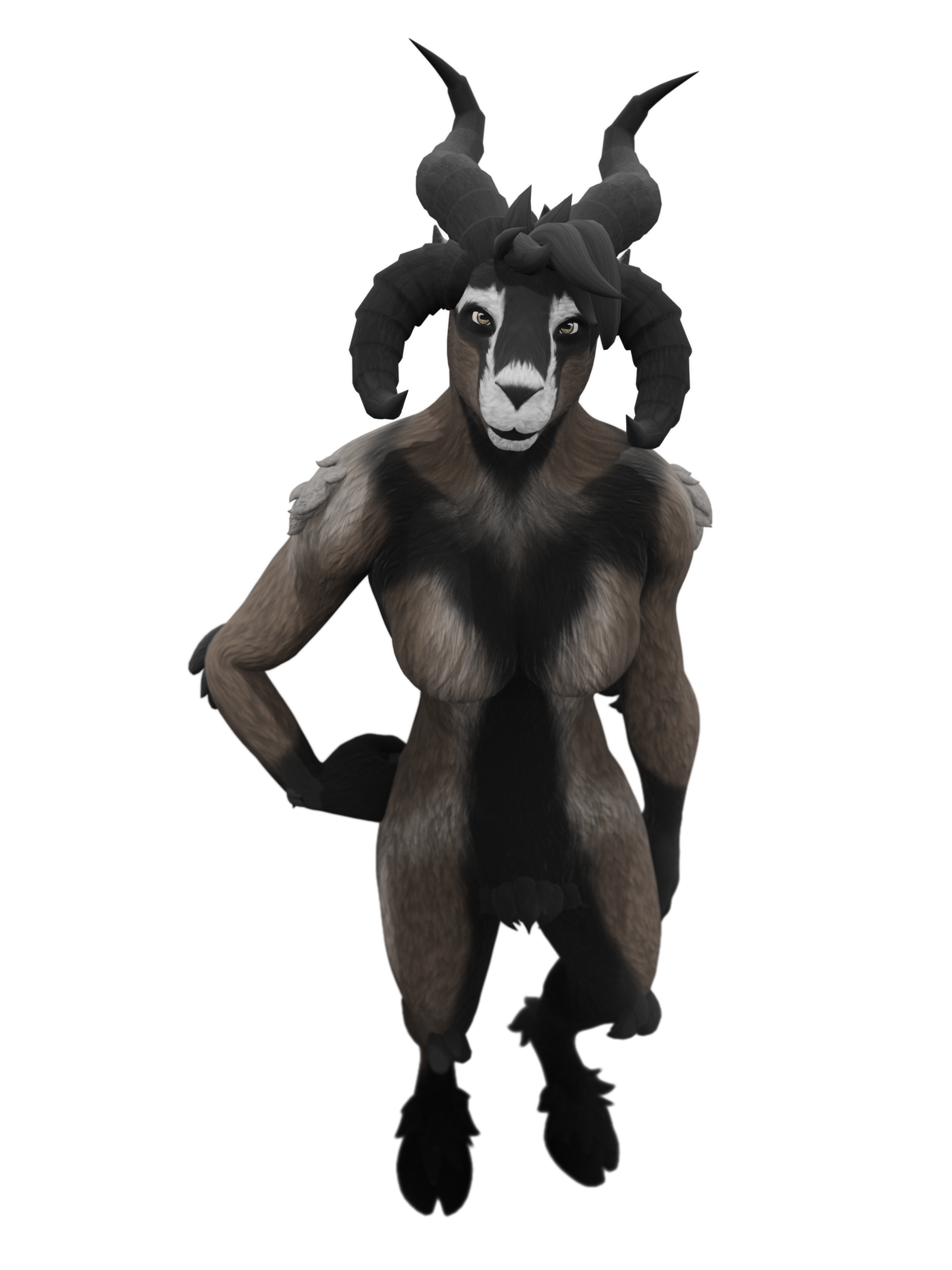 Heidrun Caprinae Avatar Base | PC/QUEST