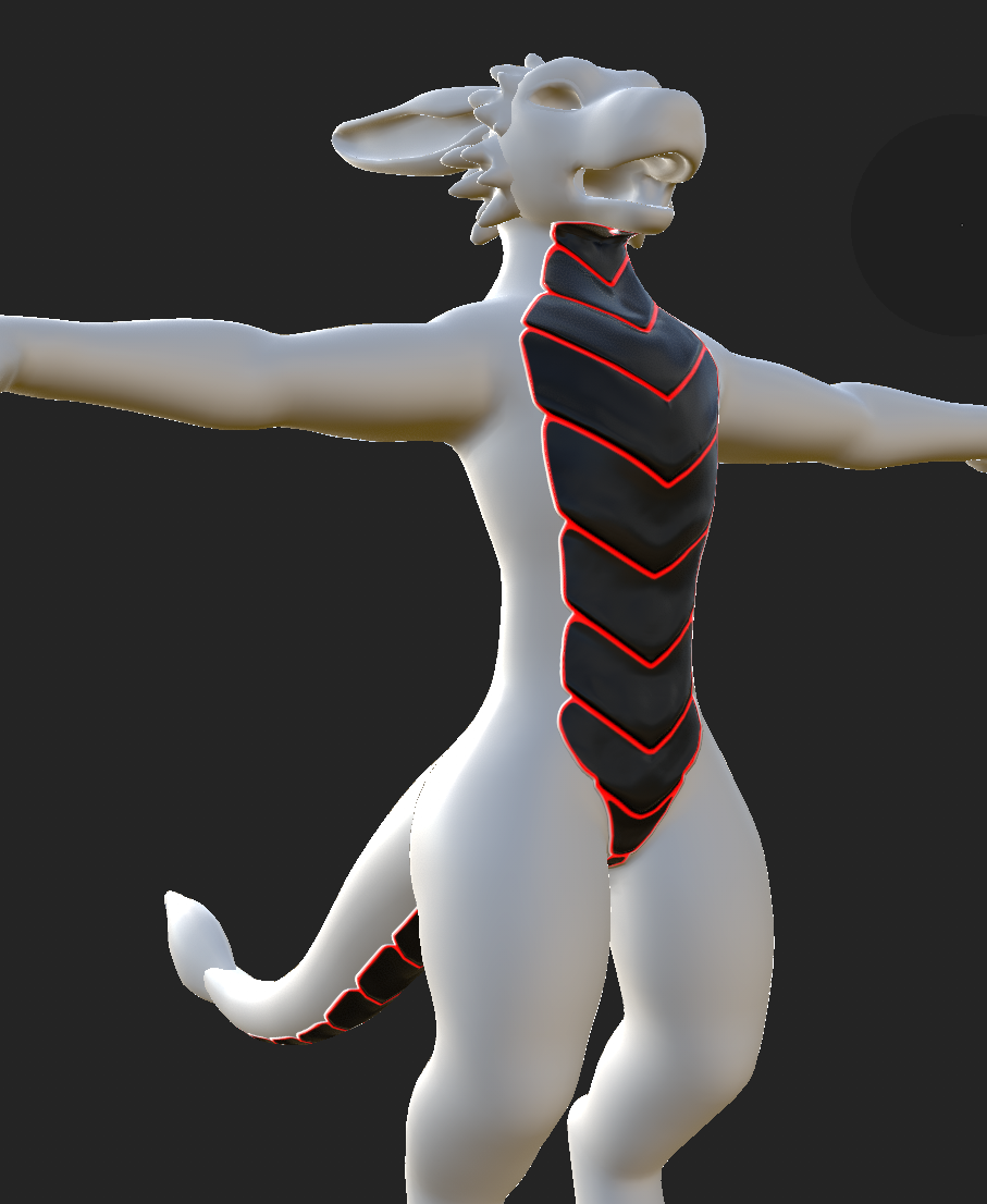 Moonfang Belly Scales/Plates Normal Map