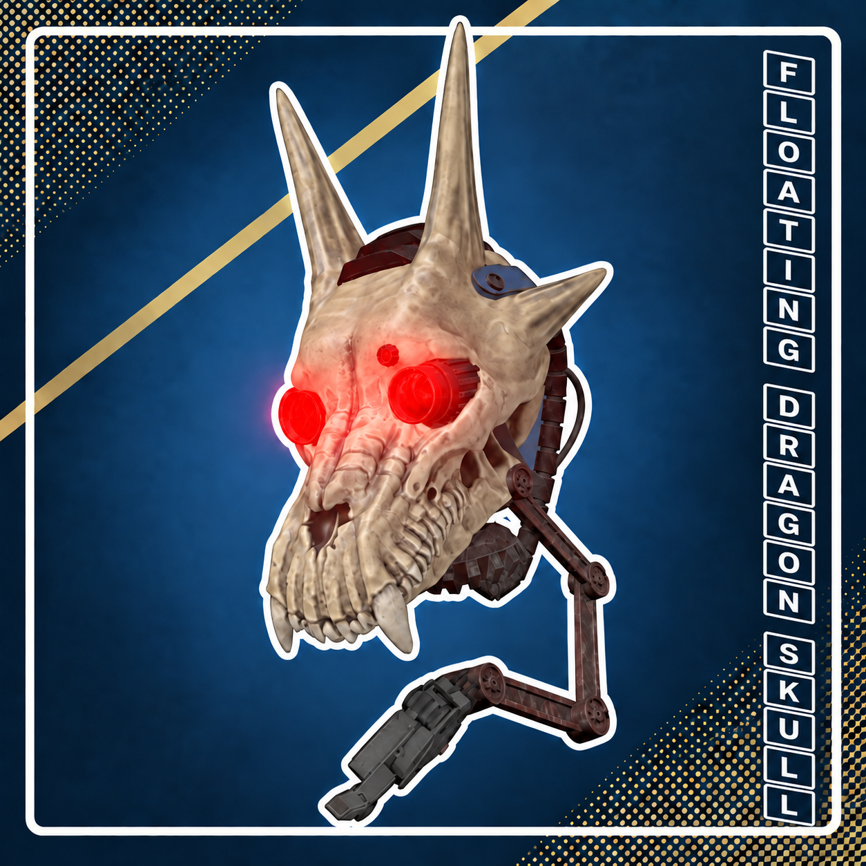 Floating Dragon Skull