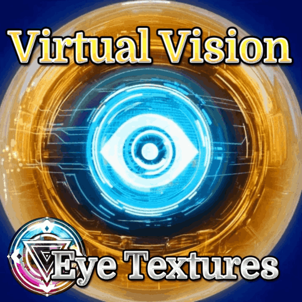 DIGITAL BIRTH Eyes Animated Eyes - Eye Textures for 3D Models VRM, MMD, Avatars or VRCHAT