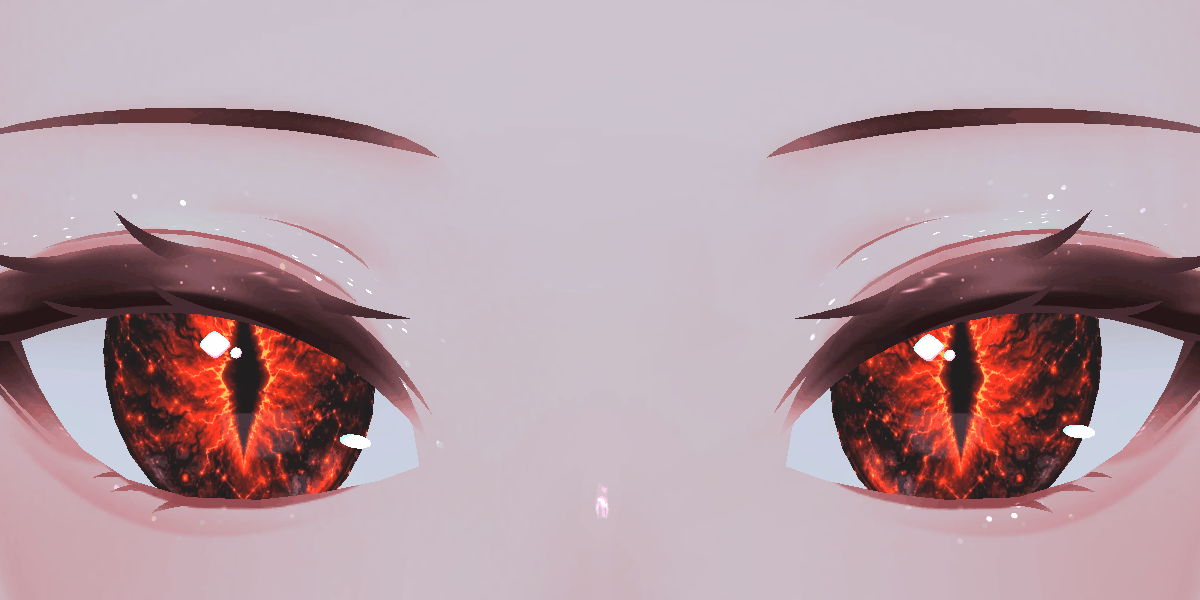 Dragons Embrace Animated Eyes Loyalty Special - Unity Package for VRChat 3D Models