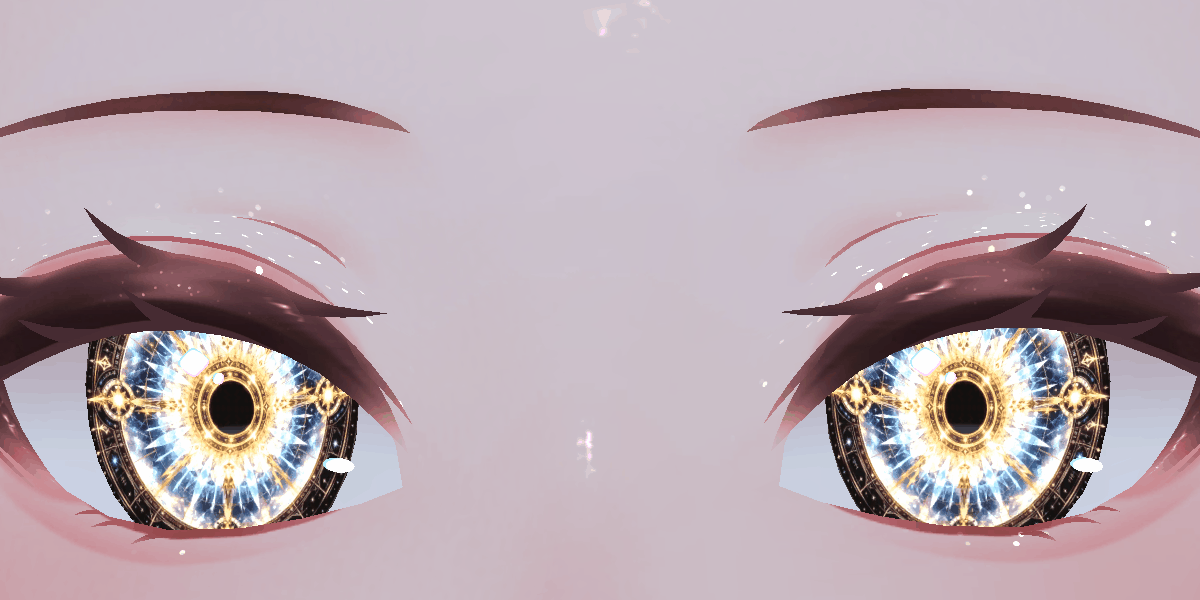 Divine Interlock Animated Eyes Loyalty Special - Unity Package for VRChat 3D Models