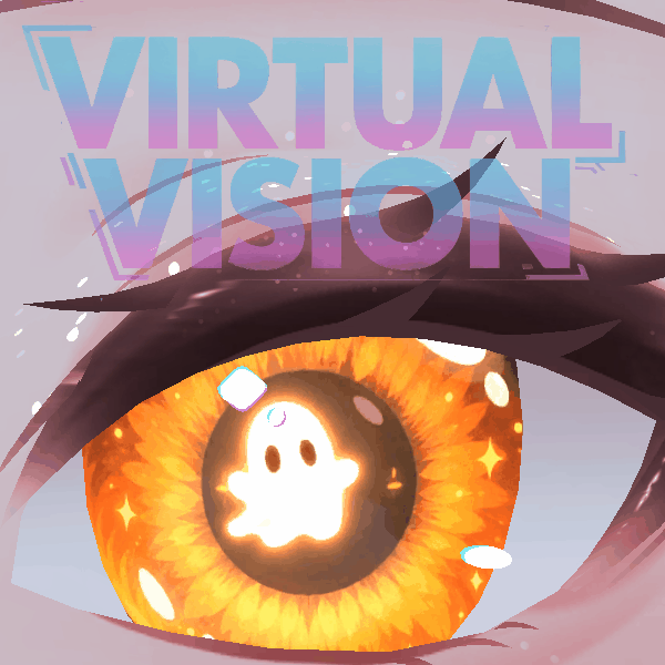 Spoopy Ghost Animated Eyes - Unity Package for VRChat 3D Models