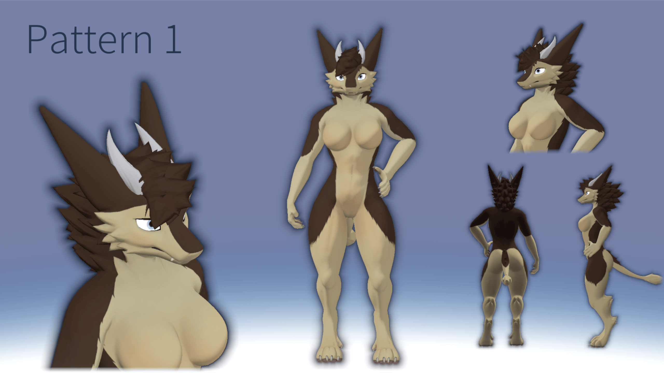 Sergal inspired Dergal textures