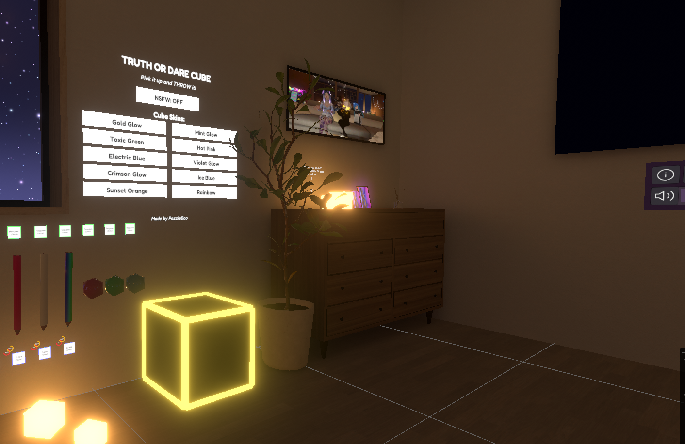 Truth Or Dare Cube