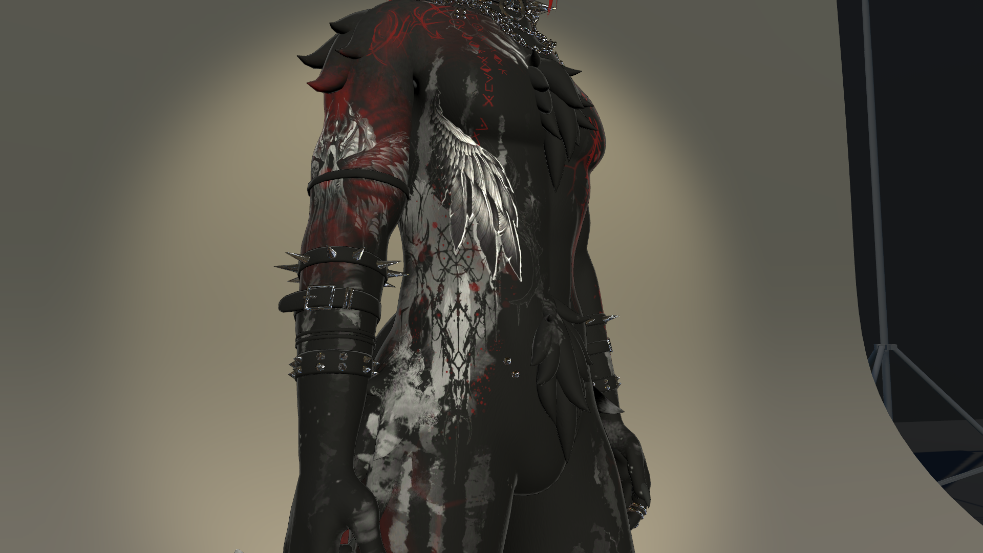 UPDATEDsleep token inspired TEXTURE for Foxi paws's Dante