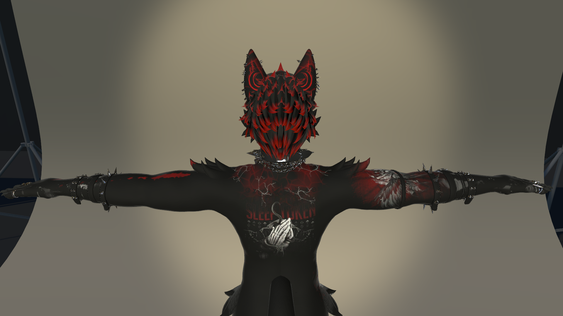 UPDATEDsleep token inspired TEXTURE for Foxi paws's Dante