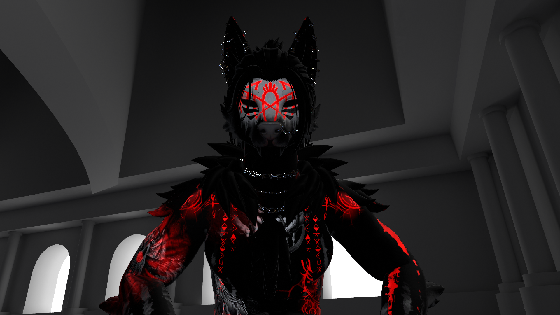 UPDATEDsleep token inspired TEXTURE for Foxi paws's Dante