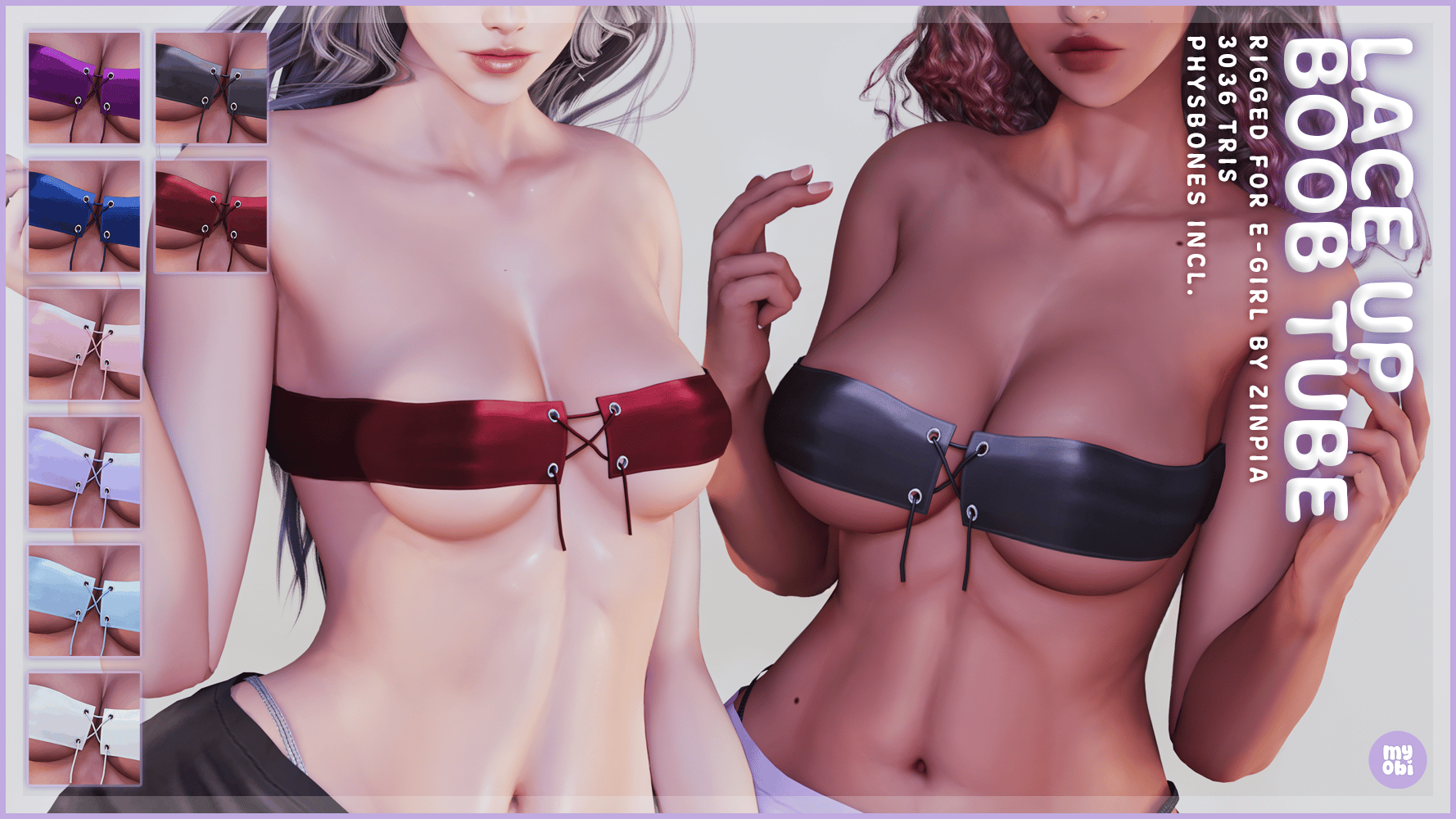 VRC | Lace Up Boob Tube