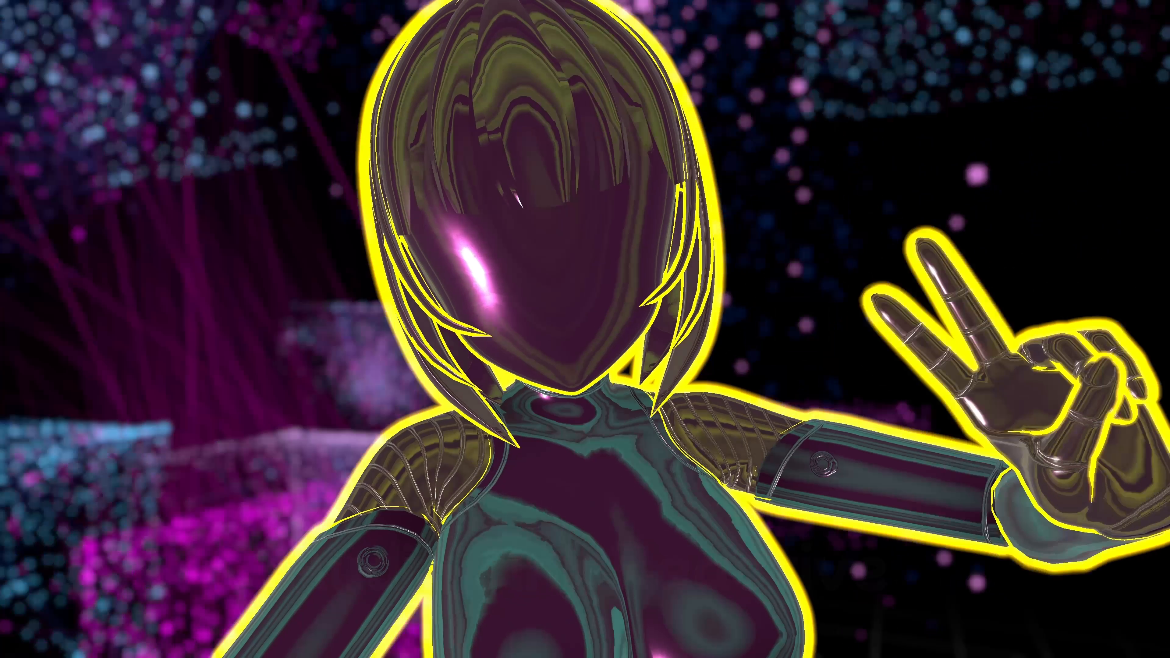 NUVIA-01 — Sci-Fi Android VRChat Avatar | PC + Quest