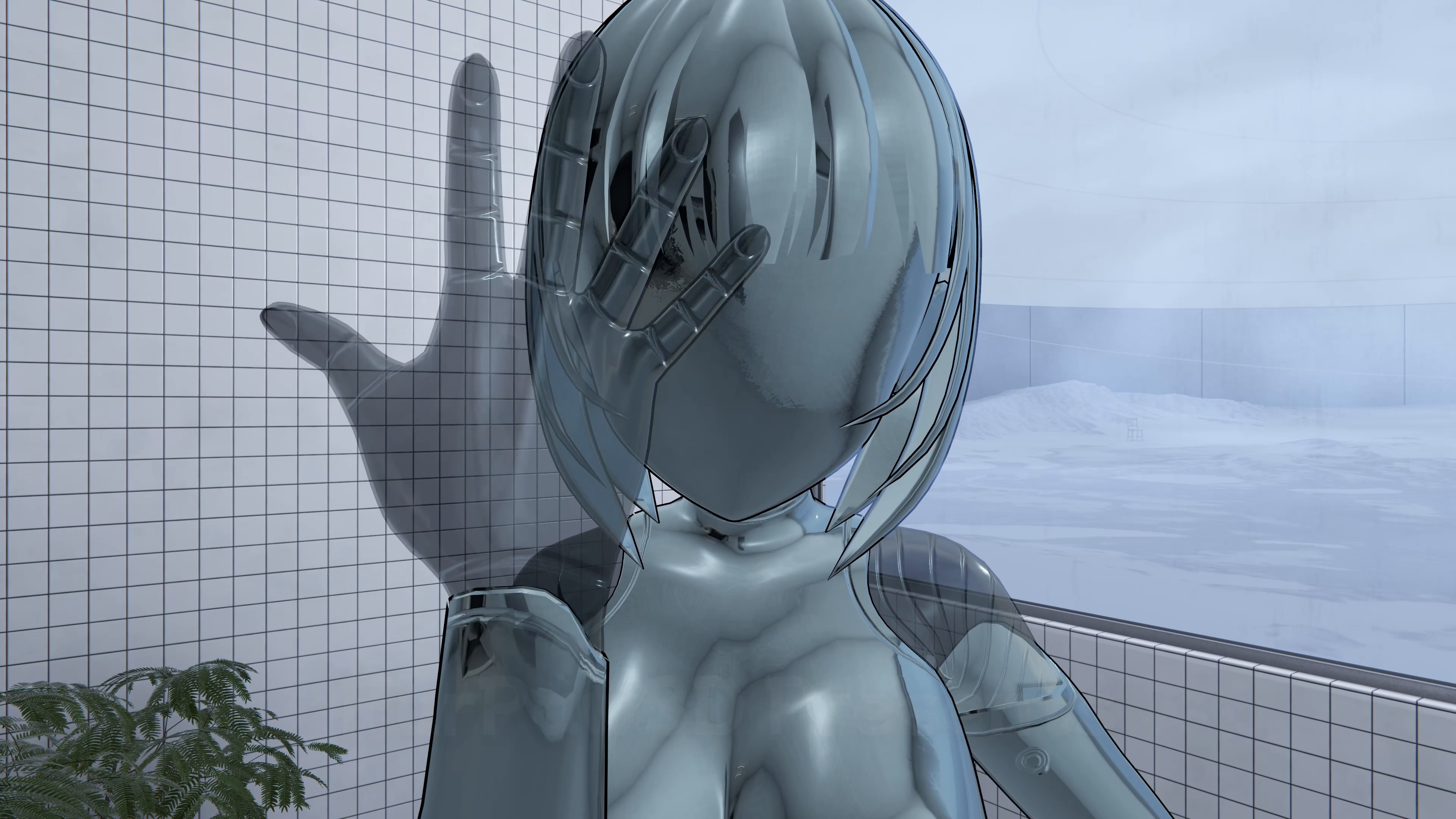 NUVIA-01 — Sci-Fi Android VRChat Avatar | PC + Quest