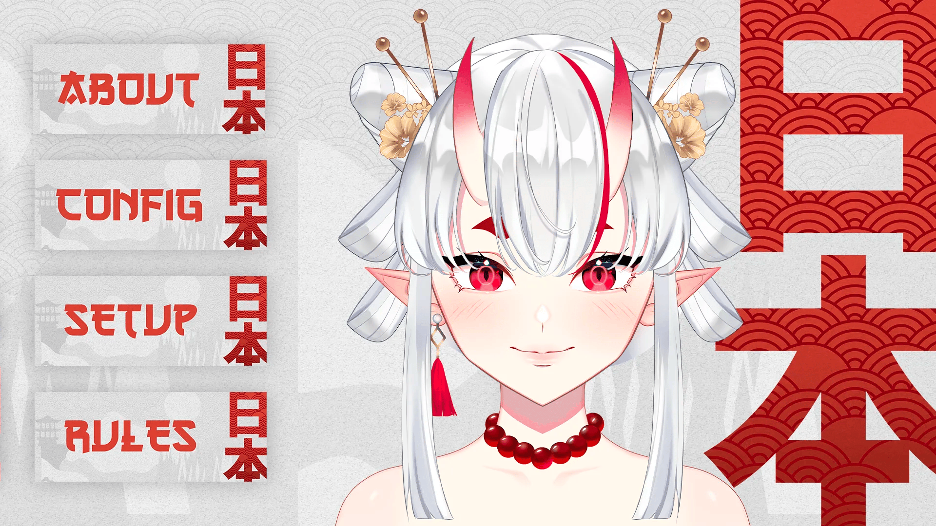 Oni VTuber Model Live2D