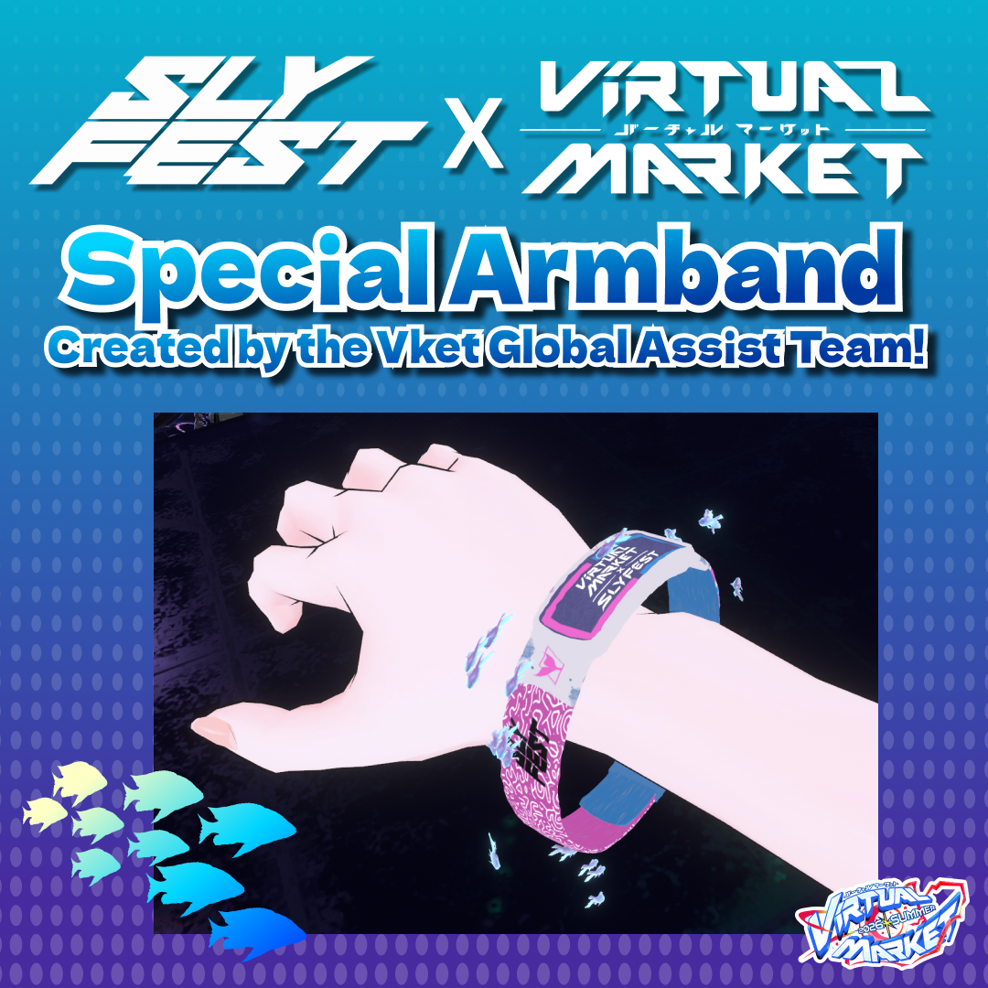 【Vket2026S】Vket × Sly Fest Collaboration Item! 【Free with code】