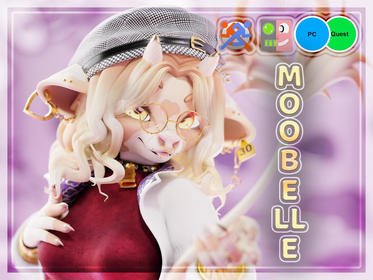 Moobelle - VRCFT - (PC - Quest & Good Rank)