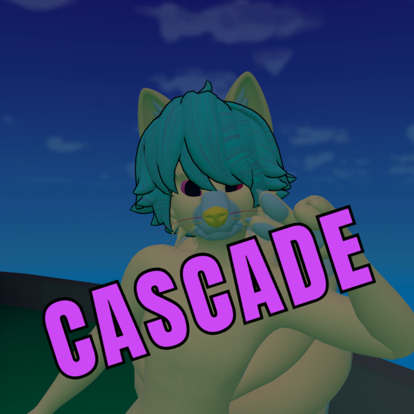 Cascade Hair - Custom Hair for VRChat Models