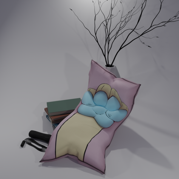 Paw Pillow! - Prop for VRChat Models