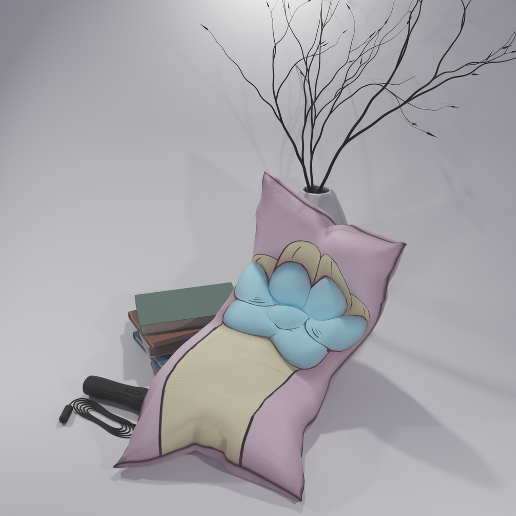 Paw Pillow! - Prop for VRChat Models